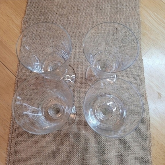 🍷Four Vintage Crystal Cocktail Glasses - Picture 7 of 12
